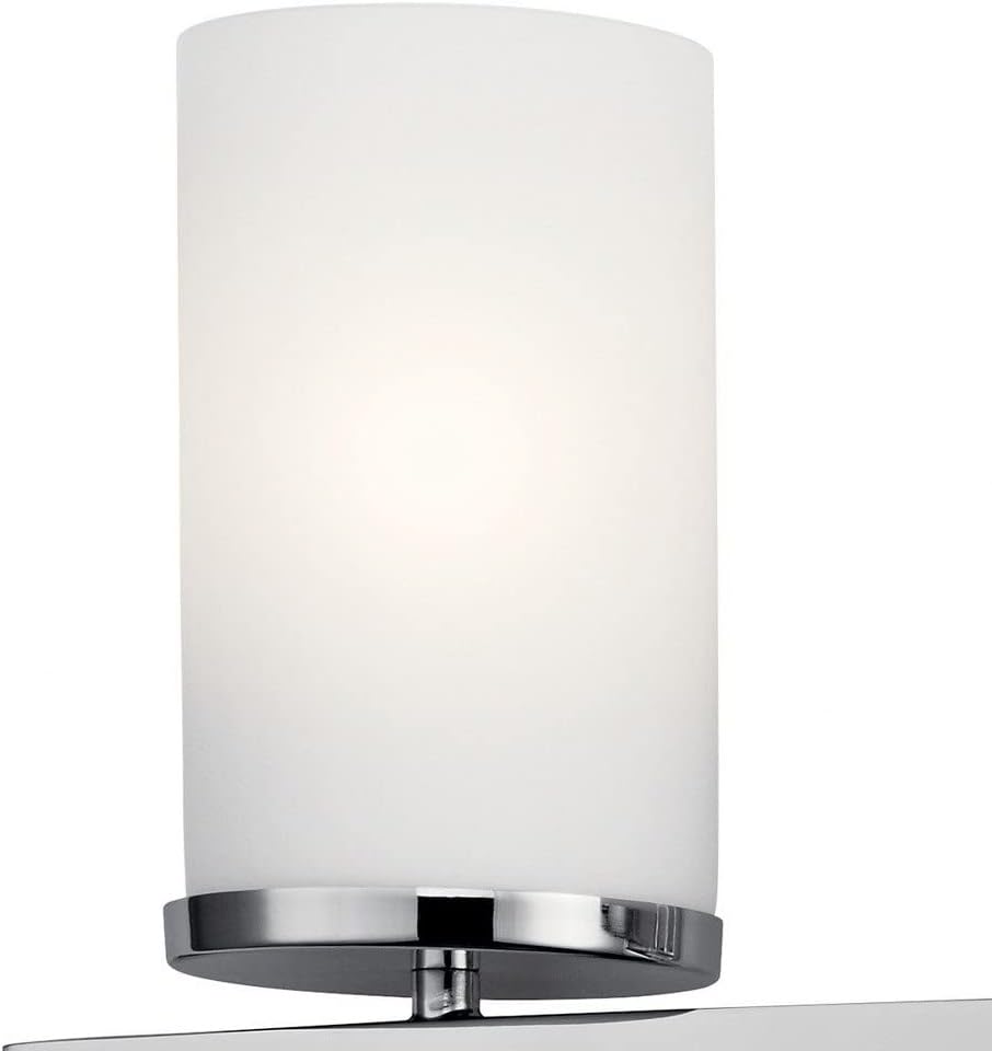 Kichler Crosby 31" 4 Light Vanity Light Satin Etched Cased Opal Olde Bronze®