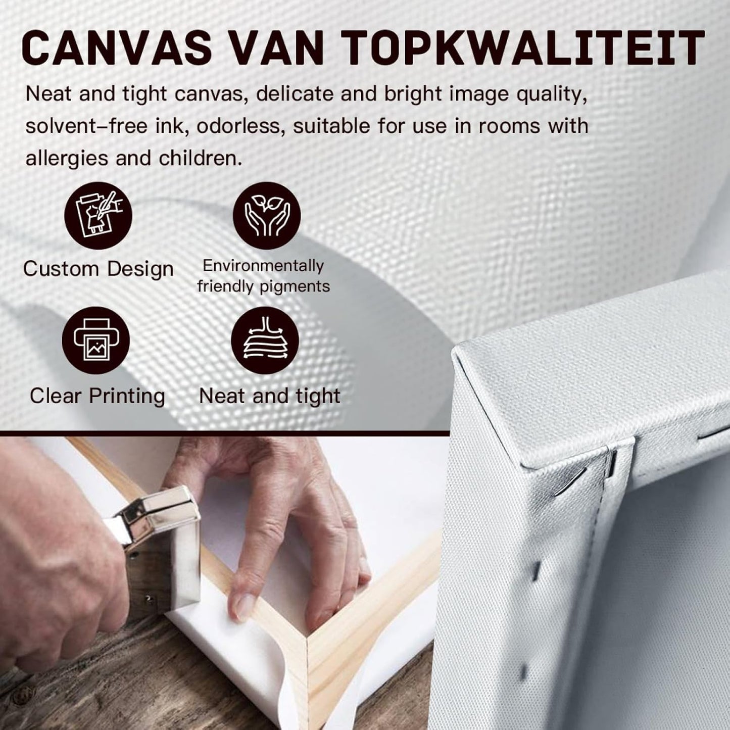 YarnArtistry Custom Canvas Prints With Your Photos - Personalized Picture On Canvas - Extra Large Canvas Prints - Upload And Print Your Photo(8x16 to 24x48 Inch)