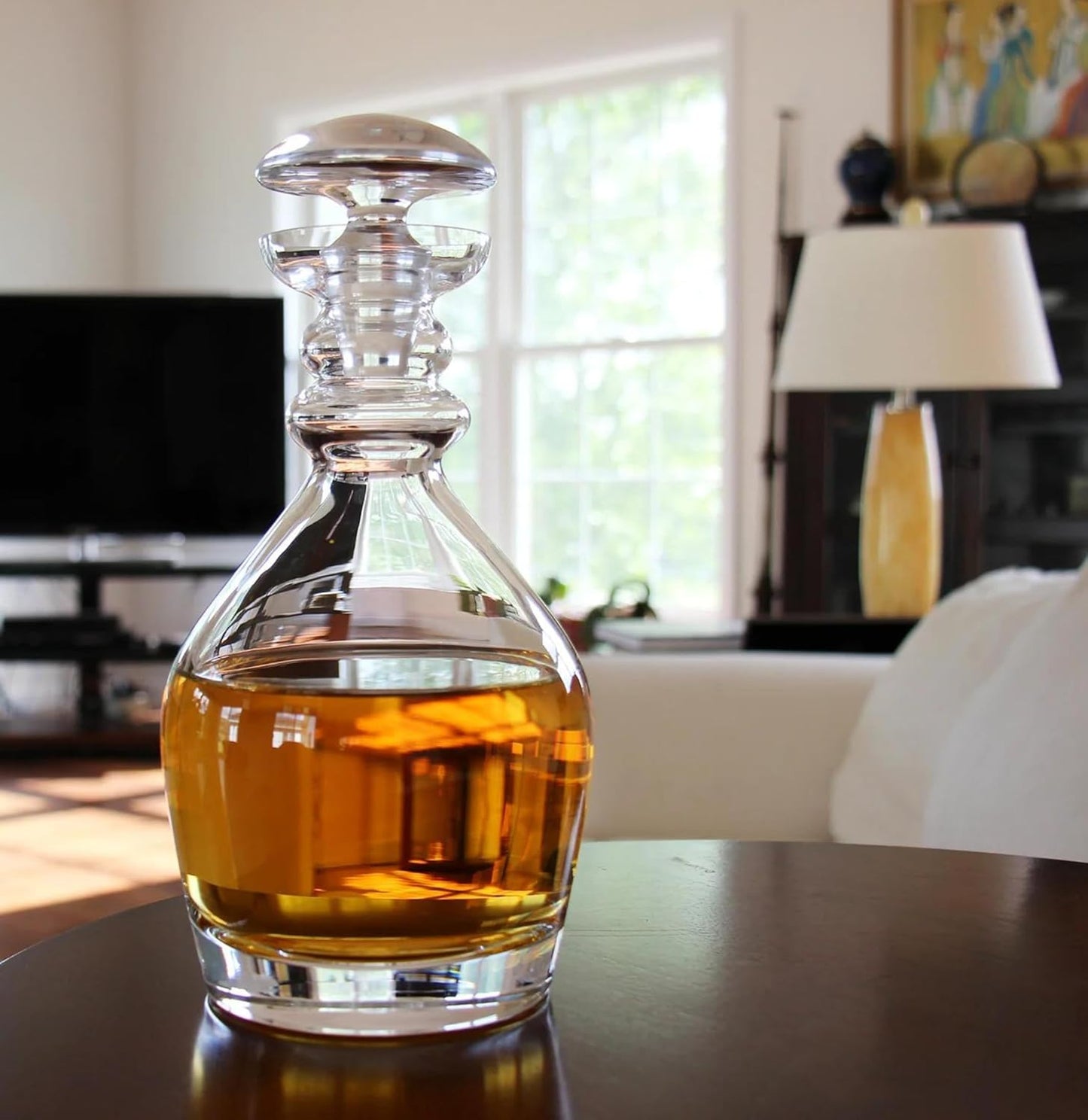 Ravenscroft Crystal | 5-piece European-Made Hand-blown Decanter Gift Set | 47.5 Fl Oz Decanter | 13.5 Fl Oz Glasses | 100% Lead-Free Crystalline