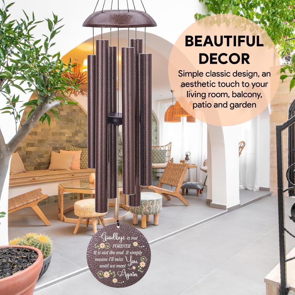 Personalized Sympathy Wind Chimes Gift, Memorial Wind Chimes, for Loss of Loved One Prime, Bereavement/Sympathy/Memorial Gift for Loss of Mother Father Husband Condolence Remembrance