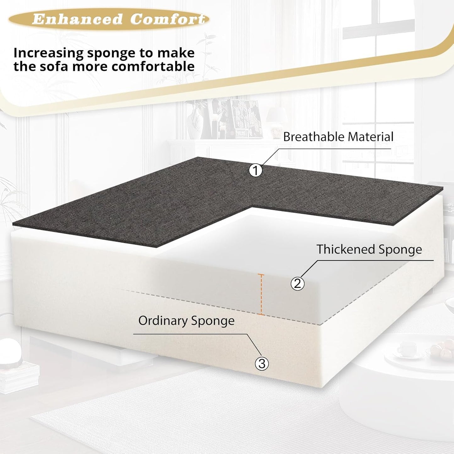 84 Inches Fabric Sectional Sofa w/Pull Out Sofa Bed & Adjustable Back, Tufted L Shaped Couch w/Storage Chaise, Sleeper Sectional Sofa w/USB Port & Cup Holders for Living Room, Grey