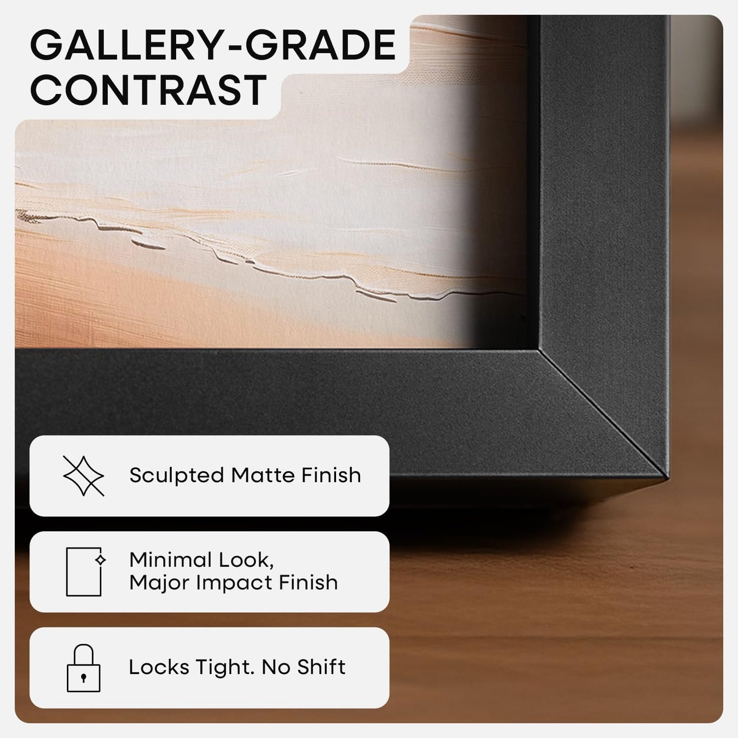 Homeforia 6x8 Picture Frame Black, High End Metal 6 x 8 Black Frames with Mat 5 x 7 for Art, 8x6 Desk Frame Matted to 5x7 inch Photo, 6 by 8 Wall or Tabletop Frames, Tempered Glass, Wall Kit, Set of 1