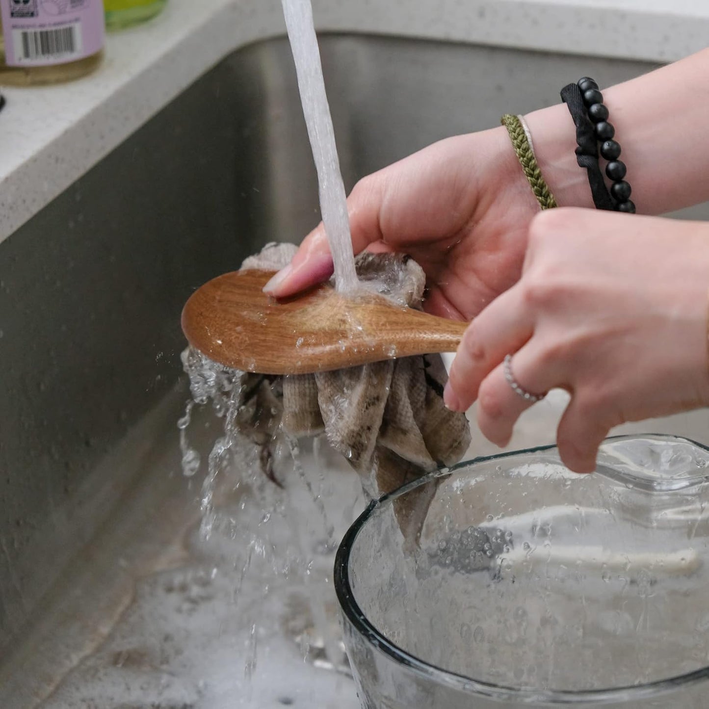 Acacia Wooden Spoons for Cooking: 5-Piece Kitchen & Cooking Utensils Set - Wooden Spatula, Slotted & Pasta Spoon - Essential Wooden Utensil Set