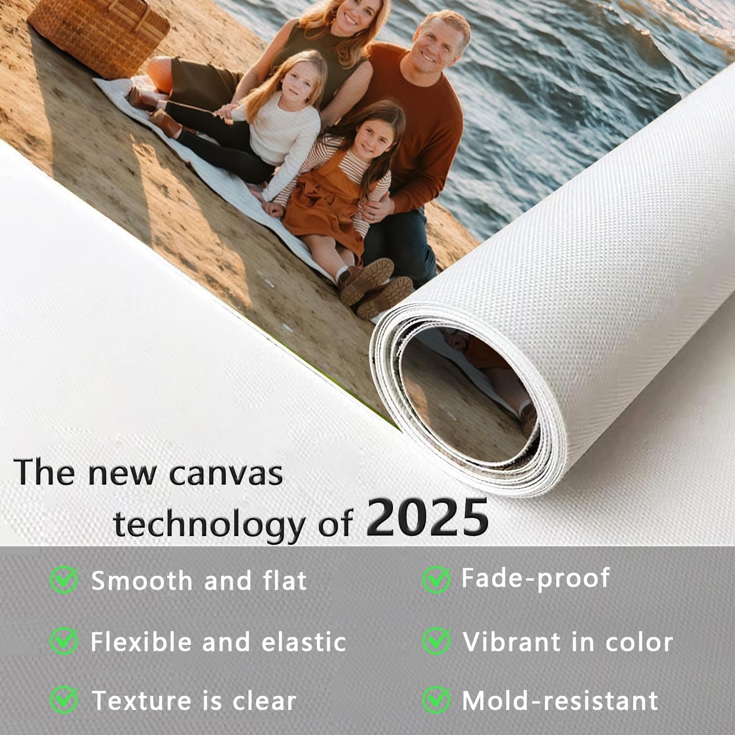 Canvas Prints With Your Photos, Custom Poster On Canvas (Unframed 11x14) Transform Your Photos Into Stunning Framed Wall Art Digitally Printed Photo To Canvas Ideal For Home Decor Gifts Keepsakes