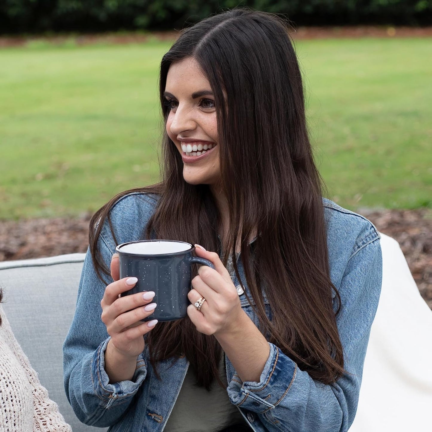 Set of 8 Ceramic Campfire Mugs – 15 Oz, Lime – Coffee & Tea Cups for Home, Work, Travel, Camping – Customizable, Great for DIY, Events, Companies