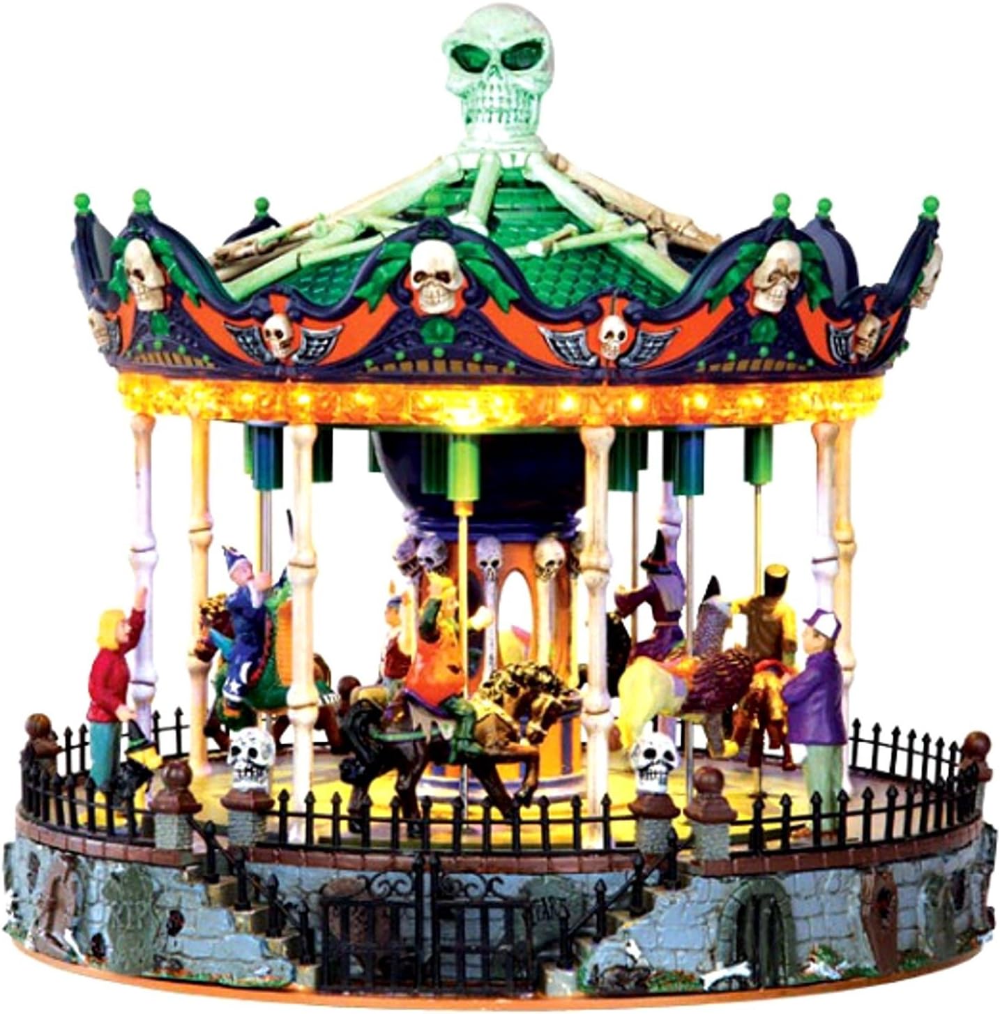 Lemax 34605 SCARY-GO-ROUND SPOOKY TOWN Exclusive Carnival Ride