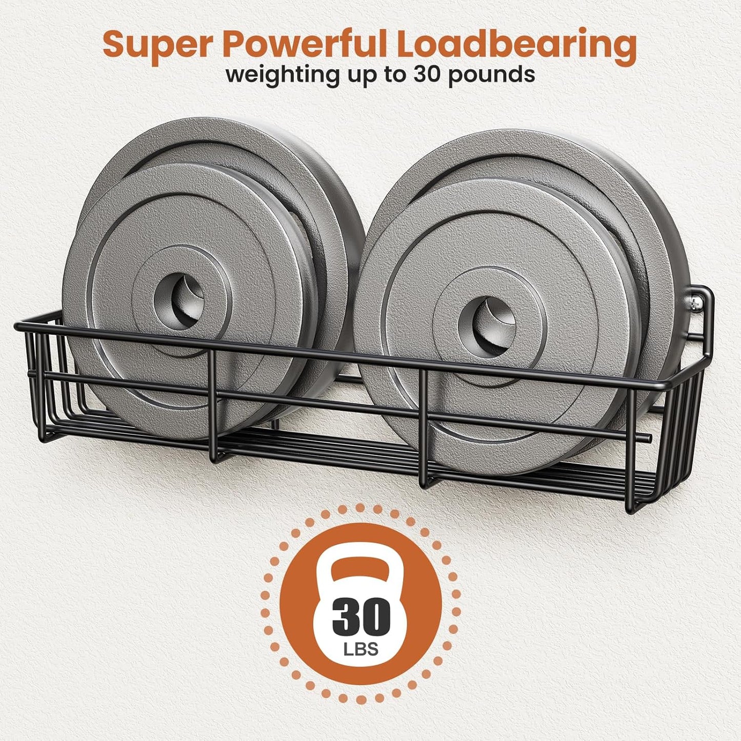 Spice Rack wall mounted 6 Pack, Space-Saving Spice Organizer for Spice Jars and Seasonings,Screw or Adhesive Hanging Spice Rack Organizer for Your Kitchen Cabinet,or Pantry Door