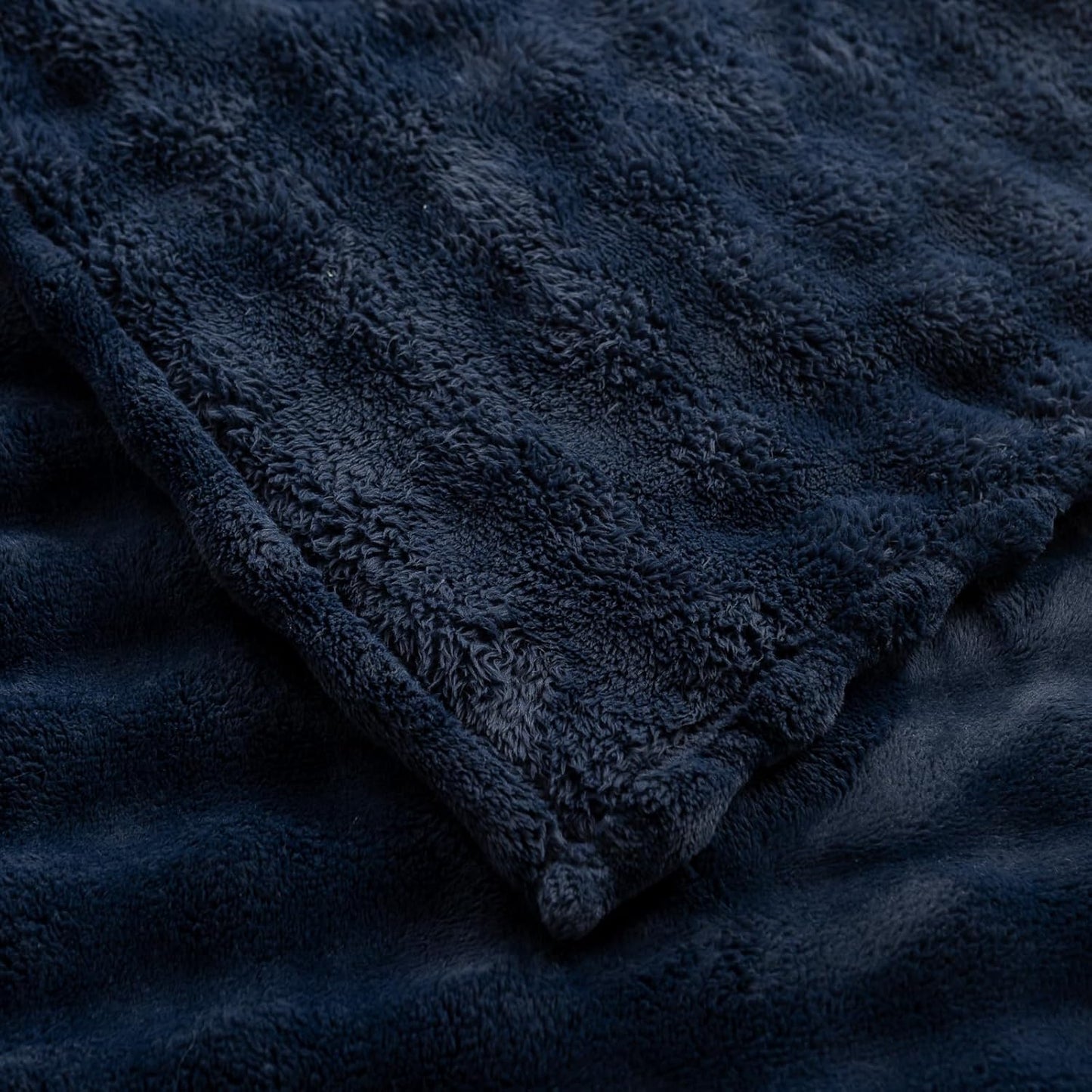 YUSOKI Luxury 3D Bubble Throw Blanket 3.1lb,All Ages,Home Decoration, (Navy,60 * 80inches)