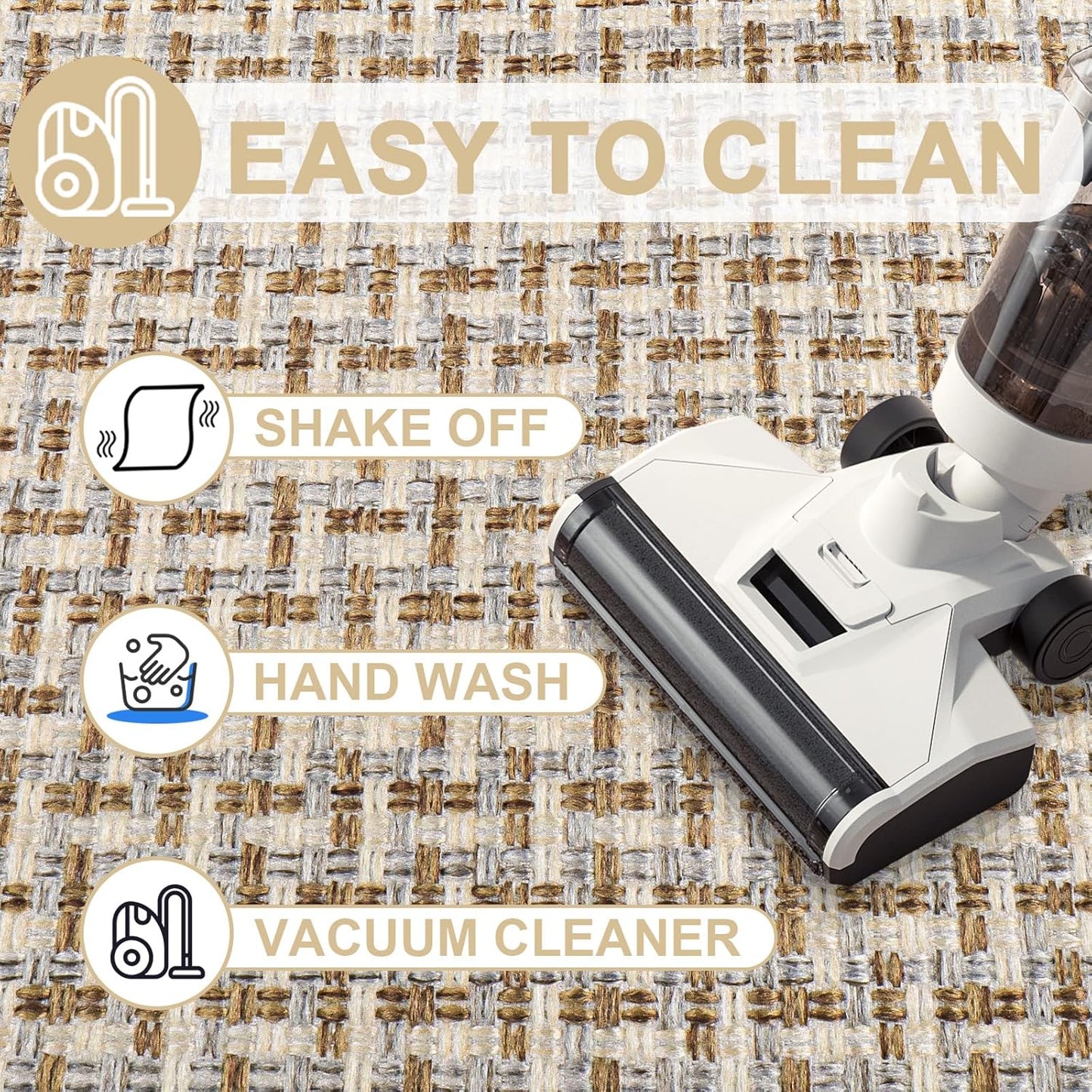 LEKEEPGO Door Mat Indoor Entrance 24"x36", Absorbent Indoor Door Mat, Non Slip Rubber Backing Inside Door Mats, Washable Floor Mat, Low-Profile Doormat for Front Door, Entryway, Entrance, Grey