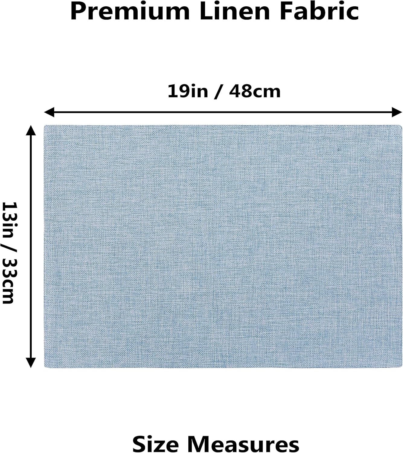 Home Brilliant Blue Placemats Set of 4 Heat Resistant Farmhouse Boho Placemats Burlap Cloth Place Mat Dining Table Place Mats Kitchen Table Mats, Blue