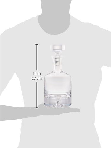 Ravenscroft Crystal | Elegant European-Made Hand-Blown Taylor Decanter w/Stopper | 100% Lead-Free Crystalline | 35 FL Oz | Gift-Boxed