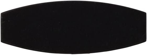 Howard Miller Landre Tabletop Clock – Beveled Glass Arch Alarm Clock Quiet Sweep Second Hand Black Wooden Base Battery Operated Quartz Movement Ideal for Desk Bedroom or Office Décor