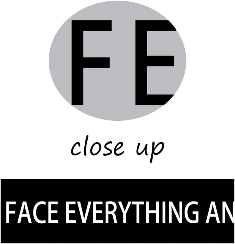 Motivational Entrepreneur Quotes Pictures Posters Fear Has Two Meanings Printed Pictures Inspirational Canvas Wall Art Home Decor Painting Frame for Living Room Office Ready to Hang [30''W x 40''H]