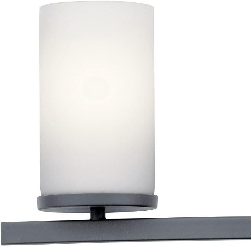 Kichler Crosby 31" 4 Light Vanity Light Satin Etched Cased Opal Olde Bronze®