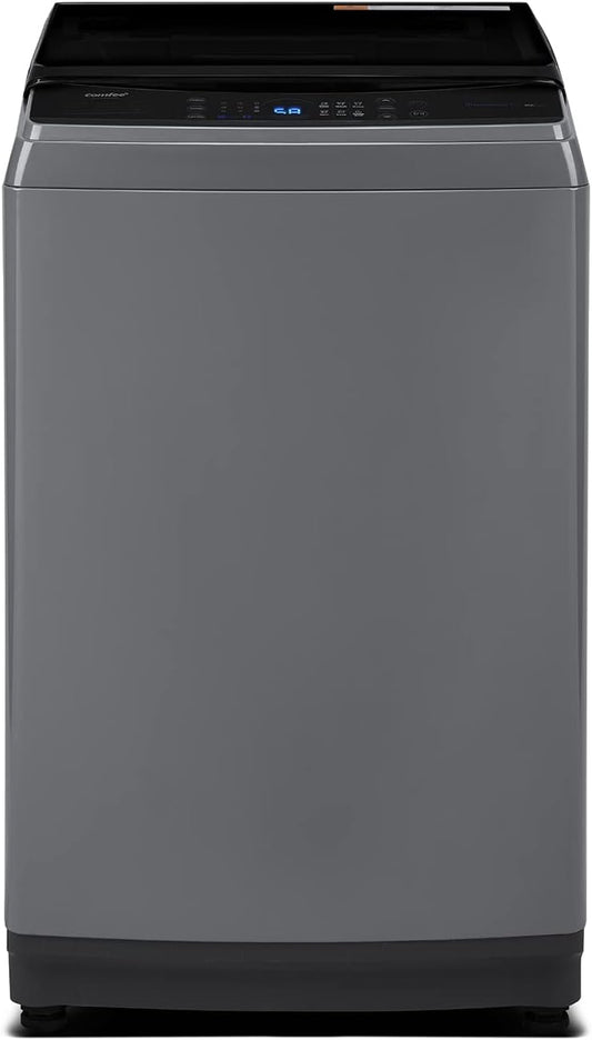 COMFEE’ Washing Machine 2.4 Cu.ft LED Portable Washing Machine and Washer Lavadora Portátil Compact Laundry, 8 Models, Environmentally Friendly, Child Lock for RV, Dorm, Apartment Magnetic Gray