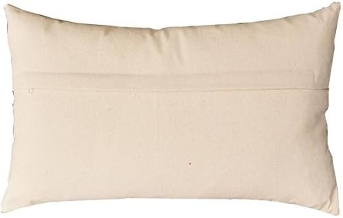 Lumbar Kandinsky Cushion Cover Farbstudie Quadrate Hand Embroidered Wool 13x21