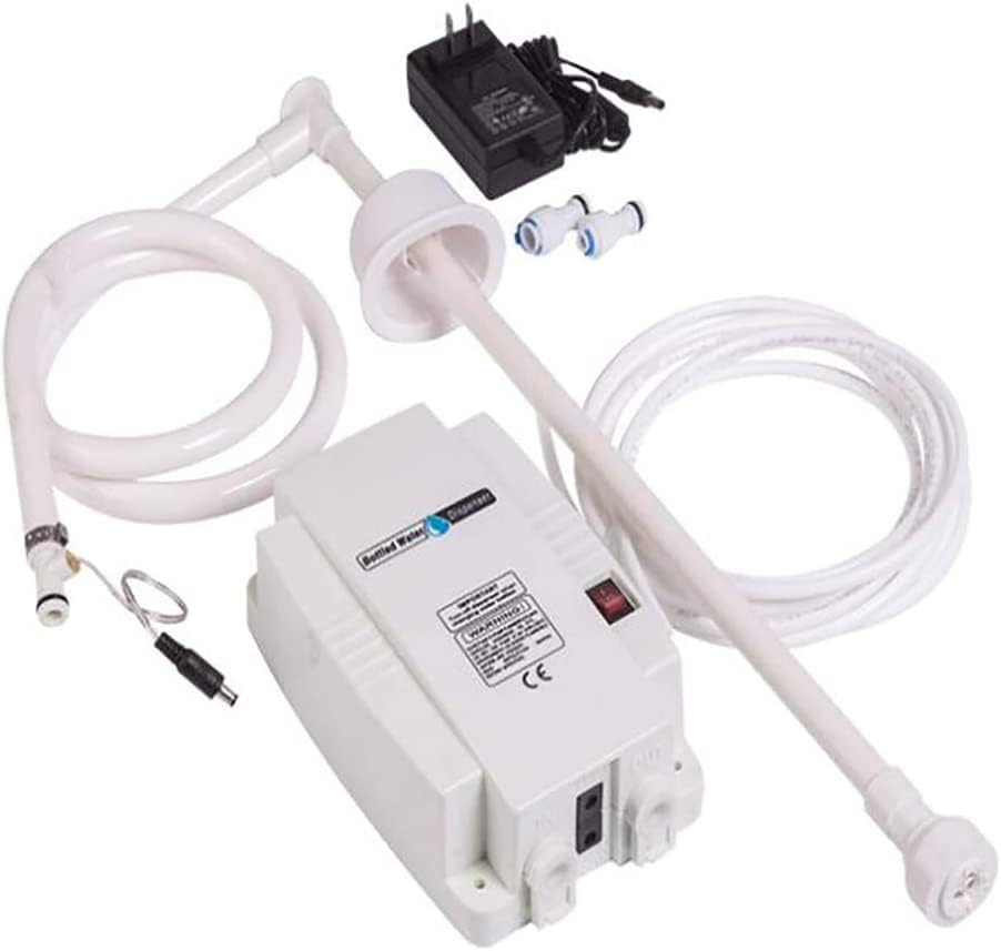 Bottled Water Dispenser Pump System with Single Inlet, 110V 60PSI Drinking Water Electric Water Pump,Compatible with Coffee/Tea Maker, Water Dispenser,Ice Maker,Refrigerator