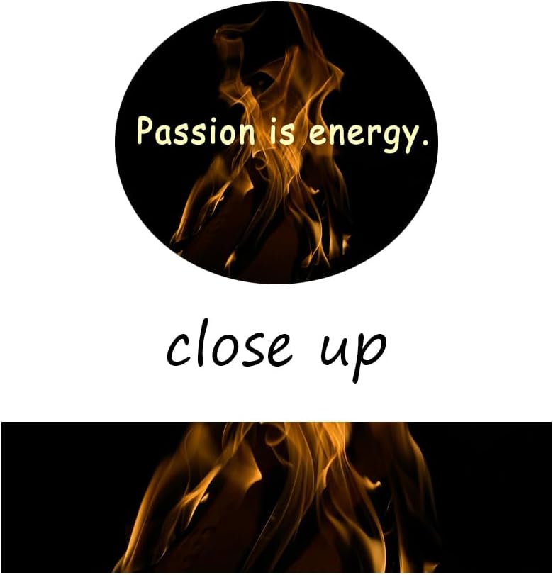 Inspirational Quotes Canvas Posters Passion Is The Energy for Doing Anything Motivational posters Printed Artwork for Office Hallway Gym Bedroom Living Room Framed Ready to Hang[18" W X 24" H]