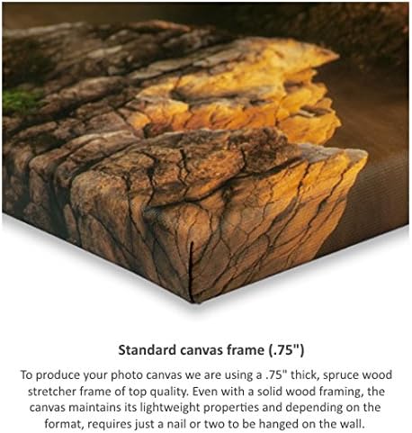 Photo.Gifts Personalized Canvas Prints 20x20 - Your Photos On Canvas - Made in USA Canvas Print Wall Art for Bedroom, Living Room, Wedding Baby Pet Family - Custom Gifts