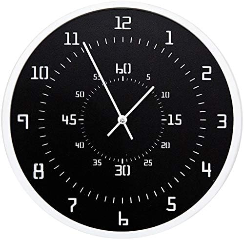 Modern Minimalist Black Stop Wall Clock