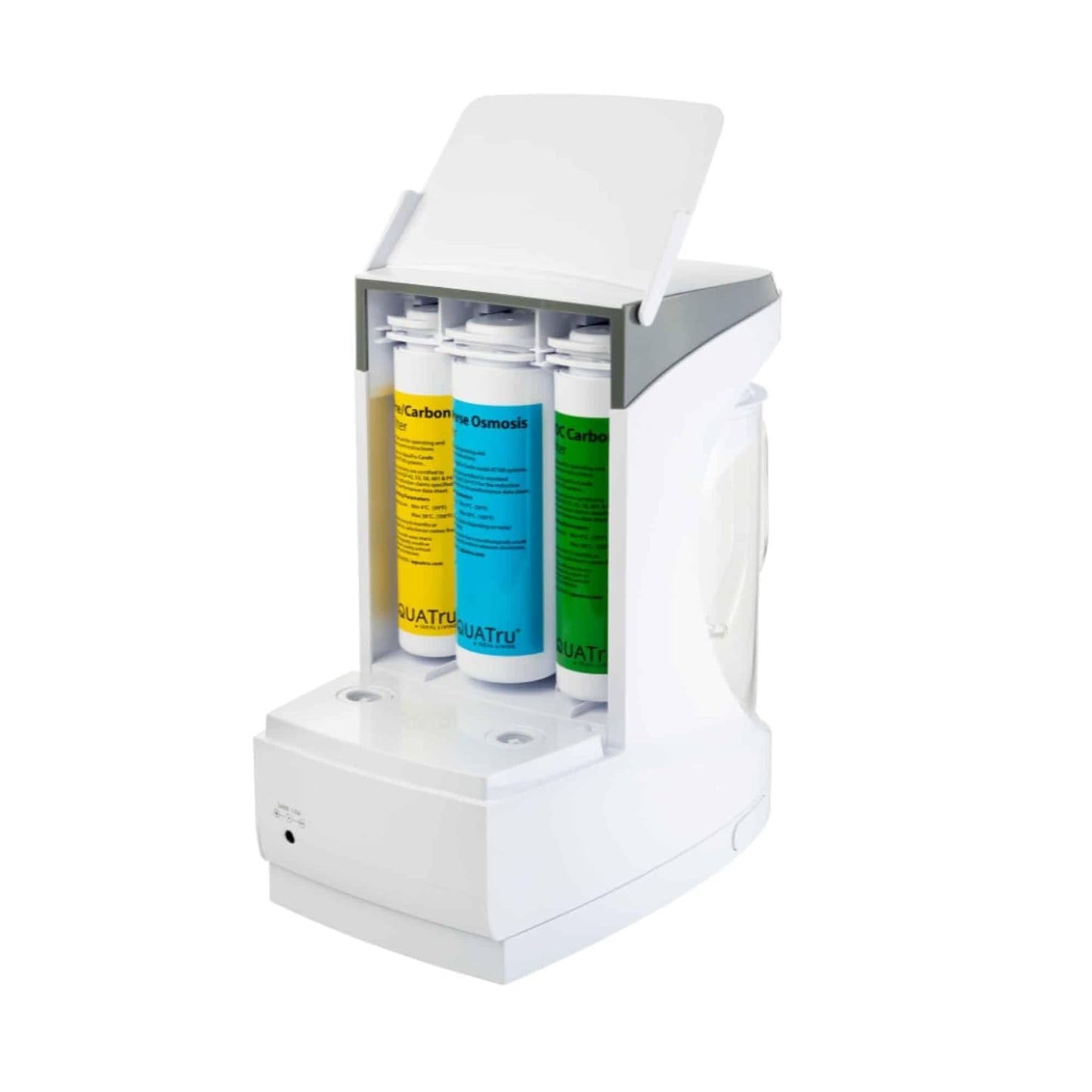 AquaTru Carafe Smart Alkaline | Countertop Water Purifier for PFAS and Other Contaminants with Exclusive 4-Stage Ultra Reverse Osmosis Technology (No Plumbing or Installation Required) | BPA Free