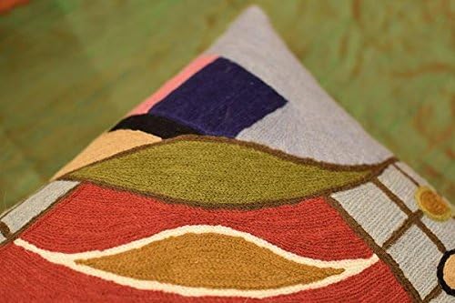 Lumbar Hundertwasser Throw Pillow Cover Biomorph Abstract Pillowcase Modern Couch Cushion Farmhouse Chair Pillowsham Outdoor Chair Cushions Handmade Wool Size 14x20