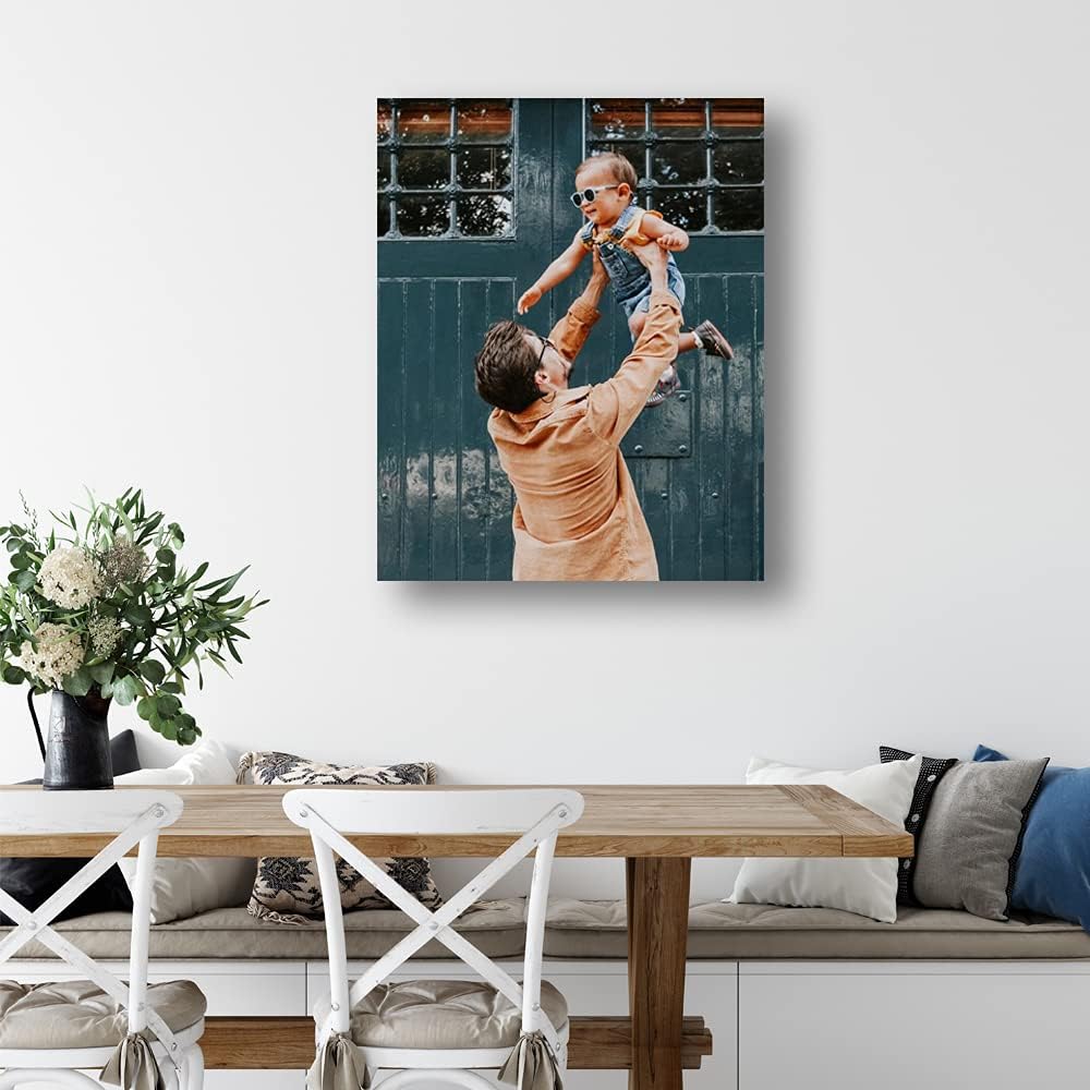 wall26 Personalized Photo to Canvas Print Wall Art - Custom Your Photo On Canvas Wall Art - Digitally Printed (8"x10")