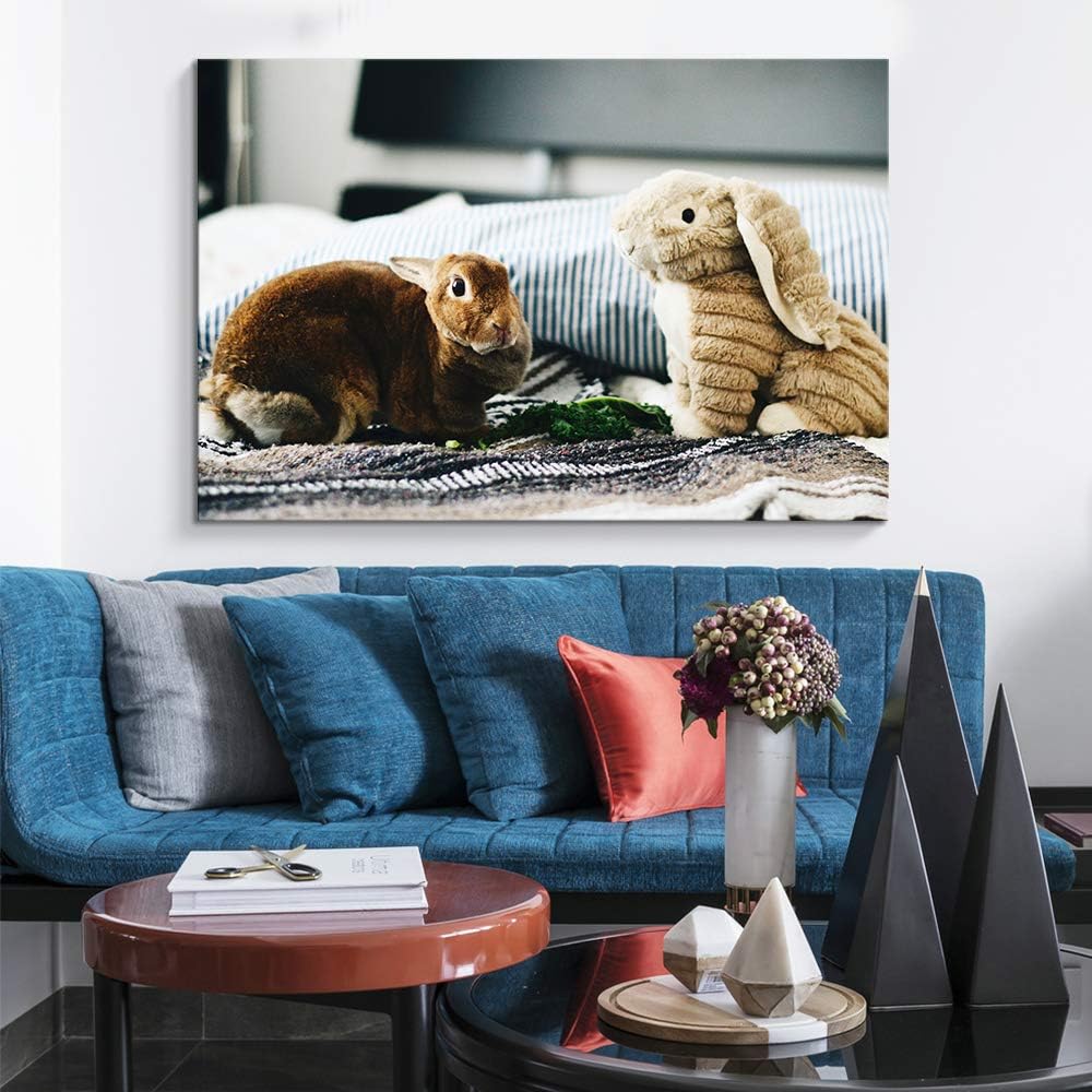 NWT Custom Canvas Prints with Your Photos for Pet/Animal, Personalized Canvas Pictures for Wall to Print Framed 8x10 inches