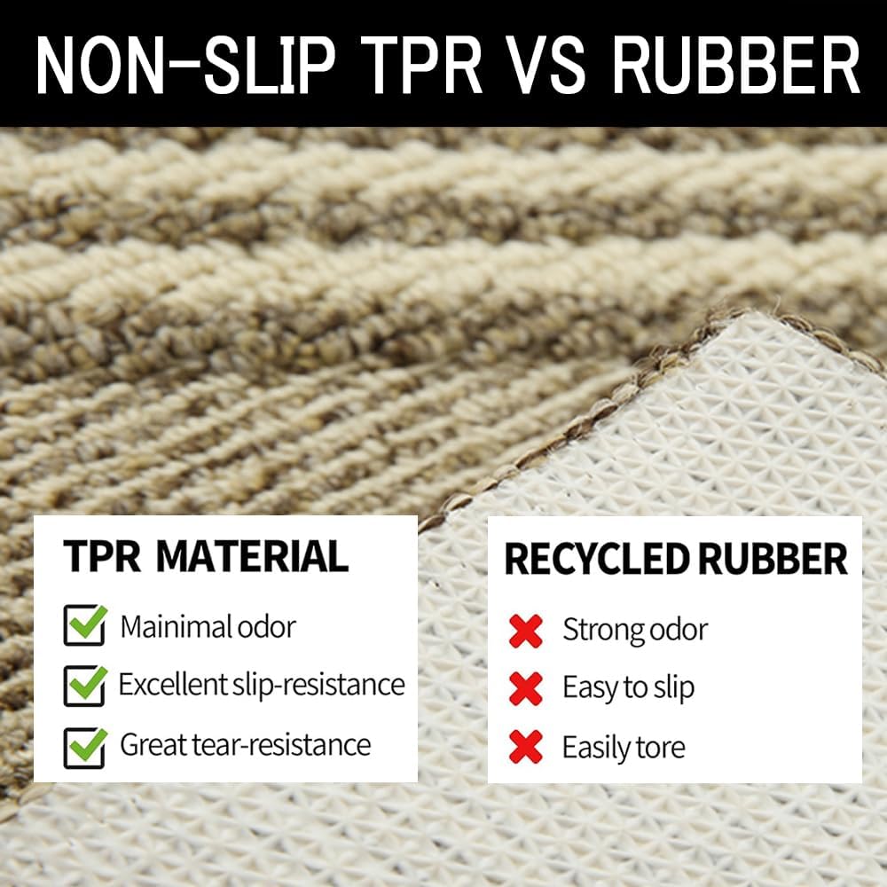 Door Mat Indoor Entrance, Large Welcome Mat Outdoor, Non Slip Front Door Mat Entryway(32X48)