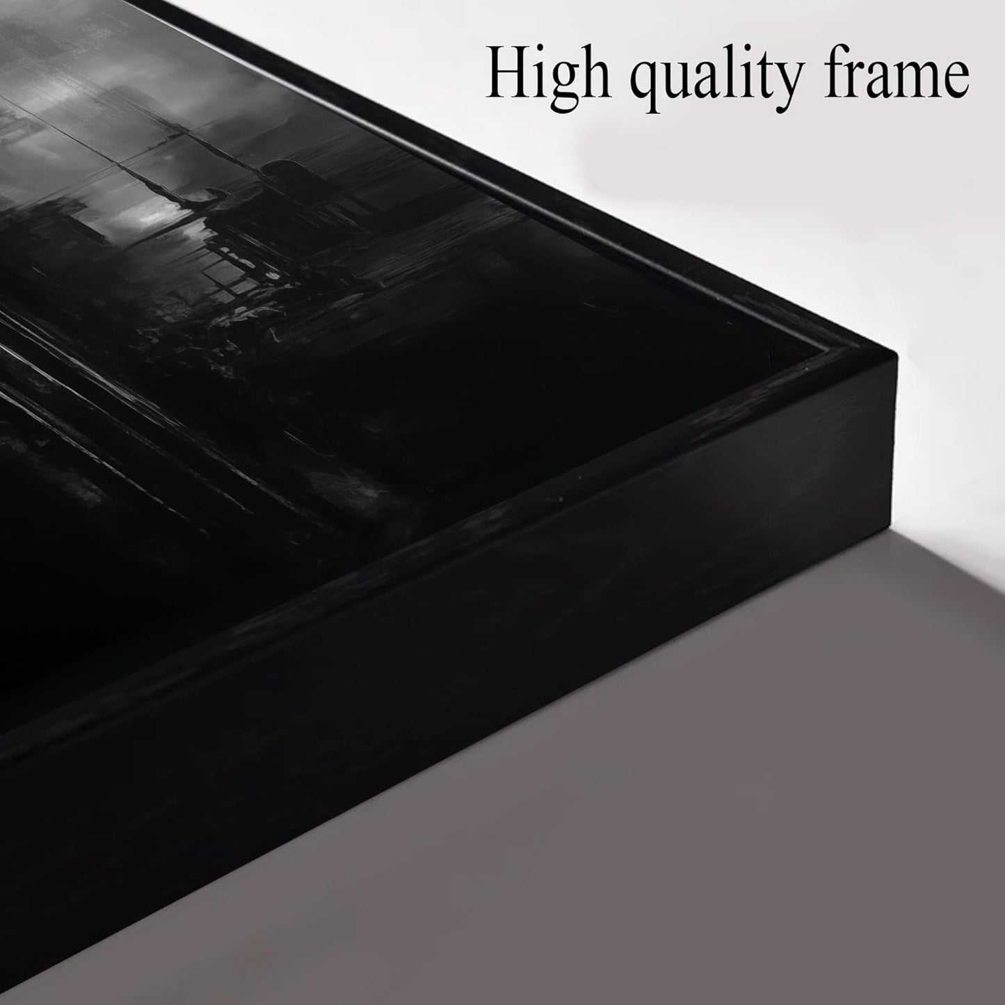 Abstract Painting Canvas Wall Art Living Room Black Wall Decor for Bedrom Home Office Decor Large Picture Frames for Wall 29 x 58 Inch