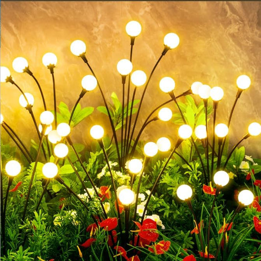 Solar Lights Outdoor Waterproof, 8 Packs 64LED, Solar Garden Lights, Garden Decor, Patio Decor, Unique Gifts for Women, Gifts for Grandma