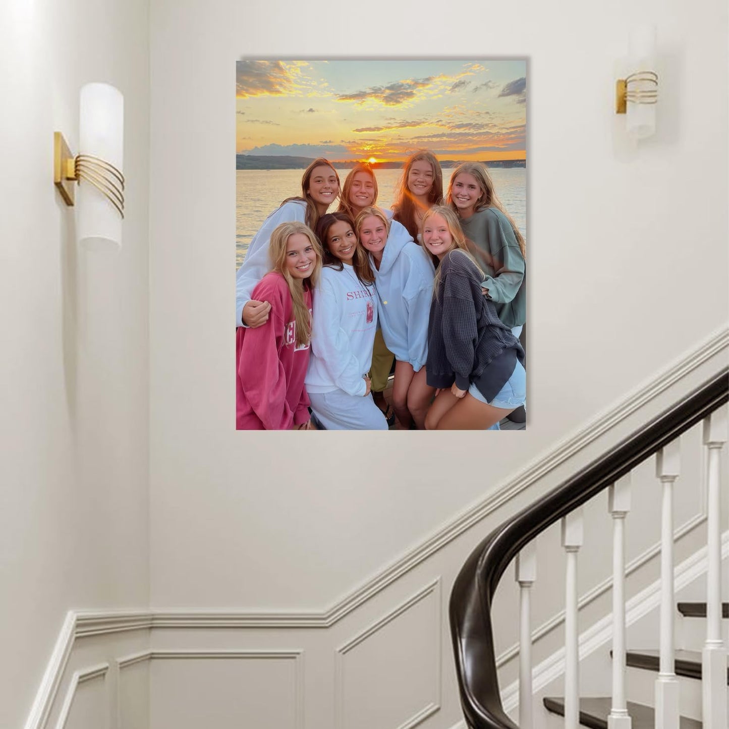 Canvas Prints With Your Photos, Custom Poster On Canvas (Unframed 22x28) Transform Your Photos Into Stunning Framed Wall Art Digitally Printed Photo To Canvas Ideal For Home Decor Gifts Keepsakes