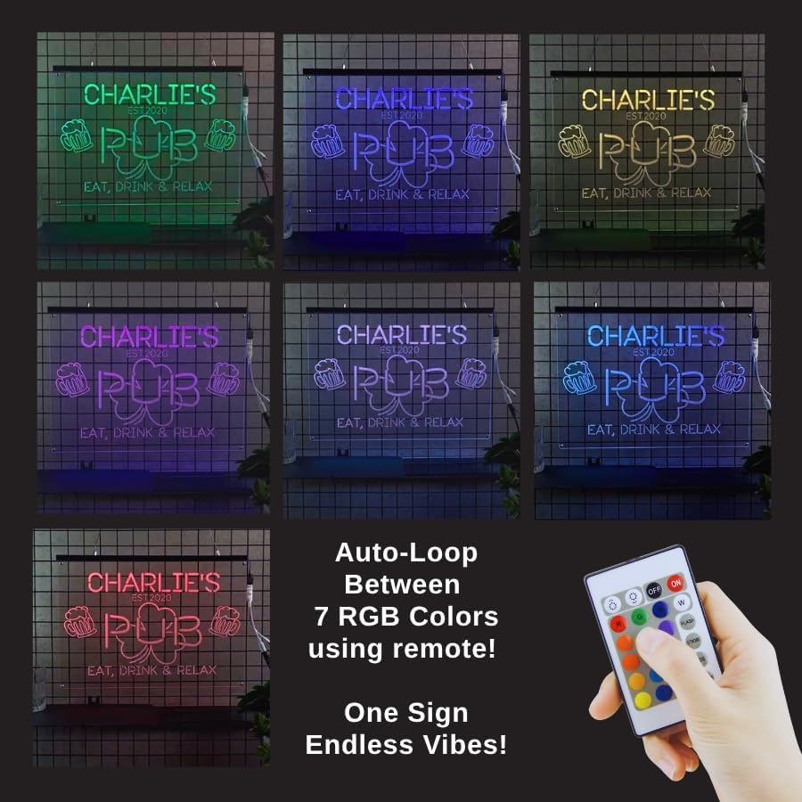 Personalized Pool Side Paradise Neon Sign, Custom Name LED Light, Tropical Sunset Design, Backyard Patio Bar Decor, Gift for Outdoor Lovers