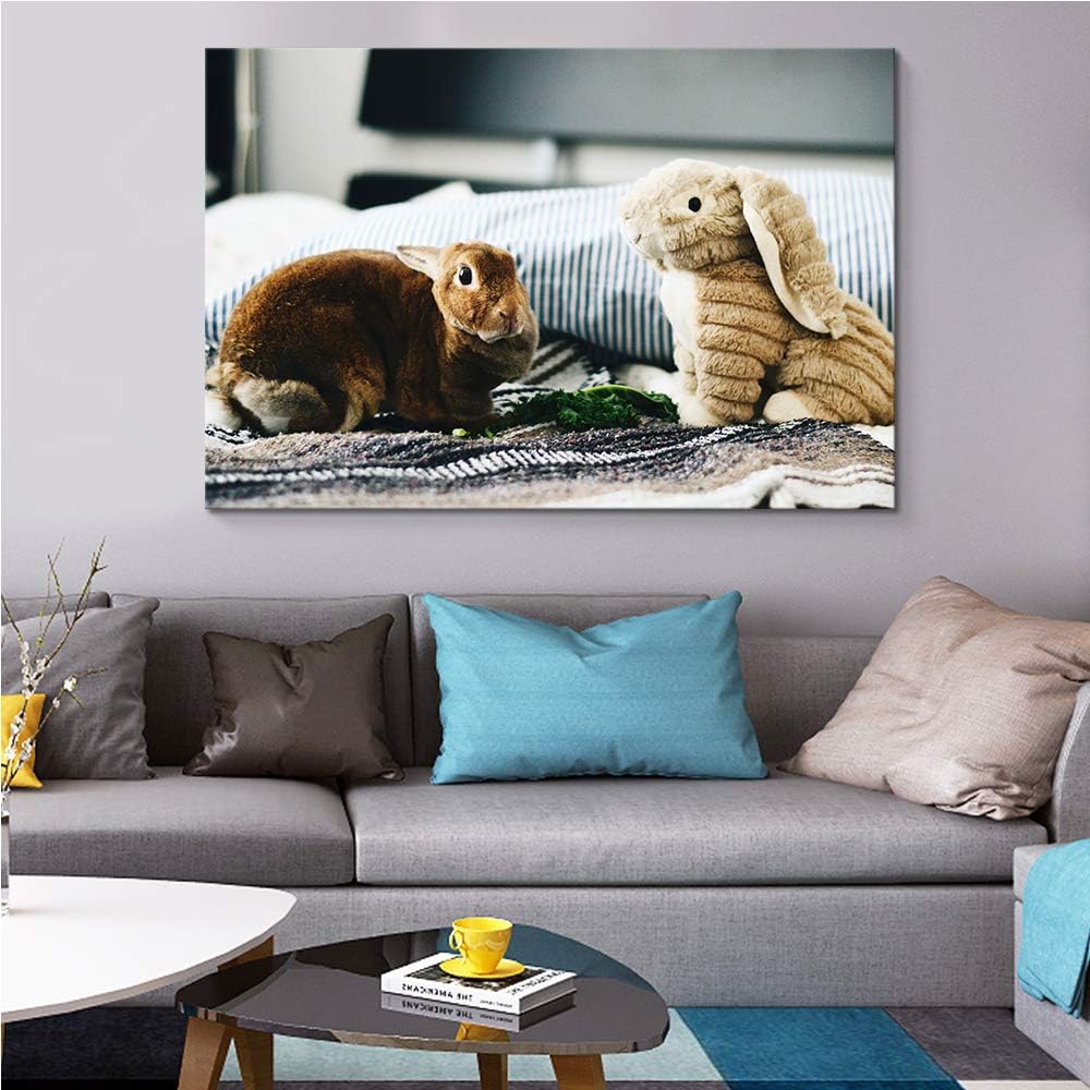 NWT Custom Canvas Prints with Your Photos for Pet/Animal, Personalized Canvas Pictures for Wall to Print Framed 11x14 inches
