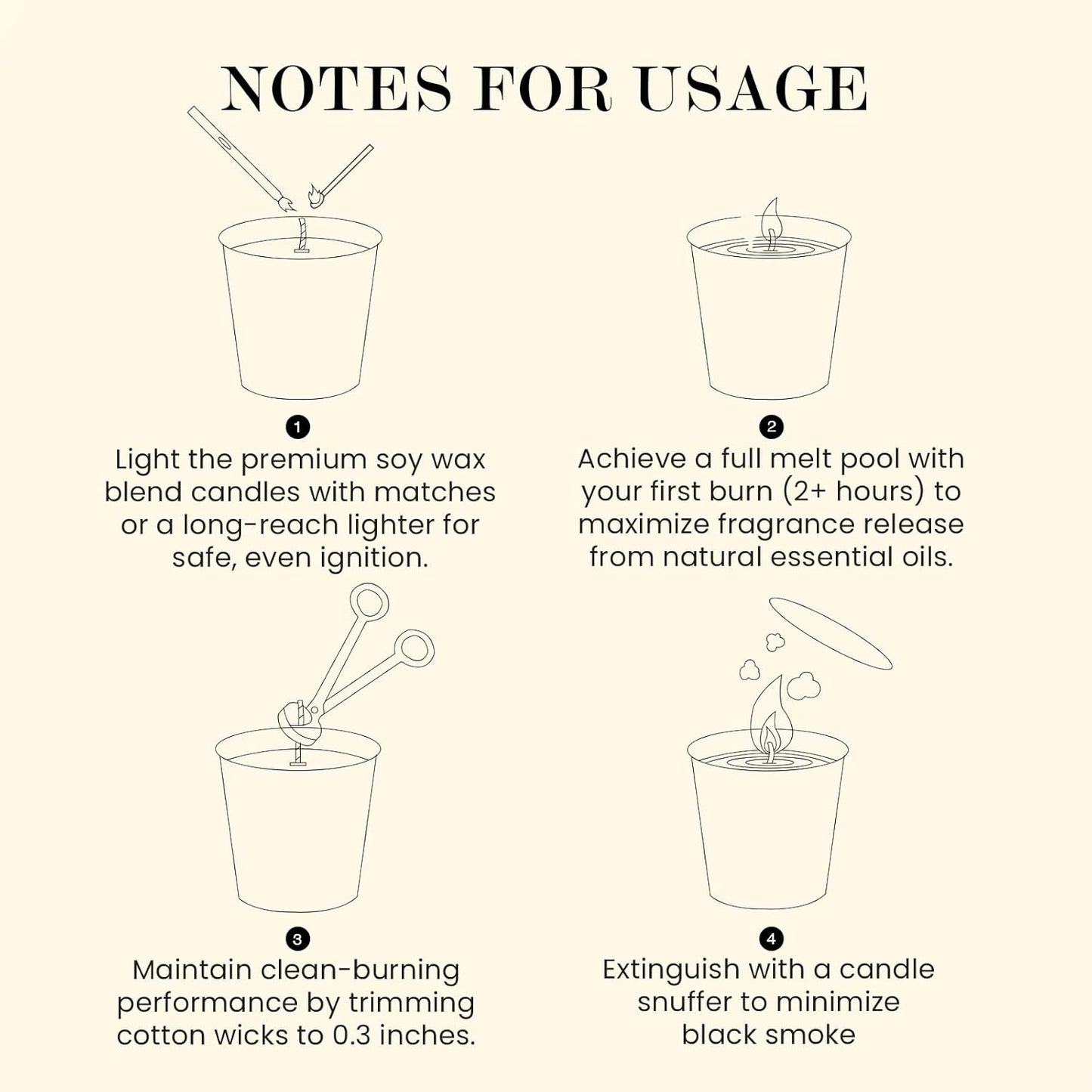 M&SENSE Natural Soy Candle| Oud Wood | 16.6 oz, 95H Burn | Minimalist Scented Candle for Relaxation, Gifting, Home Décor | for Bedroom, Office, Party Large