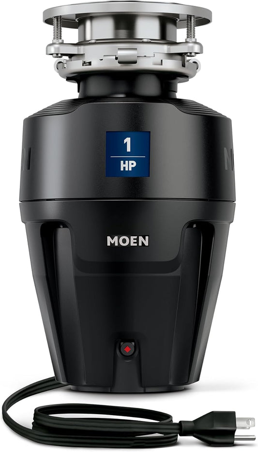 Moen Chef Series 1 HP Continuous Feed Garbage Disposal, Power Cord Included, EX100C