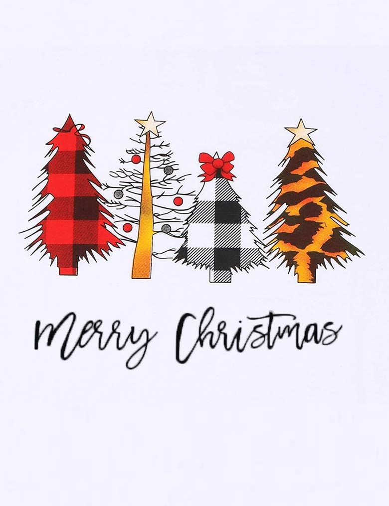 Tobrief Women's Long Sleeve V-Neck Shirts Fall Graphic Tees Loose Casual T-Shirt