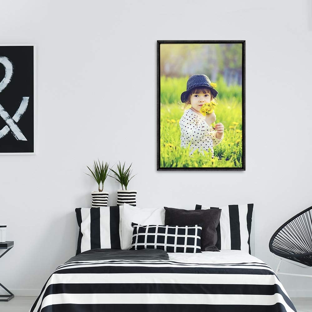 wall26 Framed Custom Canvas Wall Art for Living Room, Bedroom Canvas Prints for Home Decoration Ready to Hang - 24"x36", Black Frame