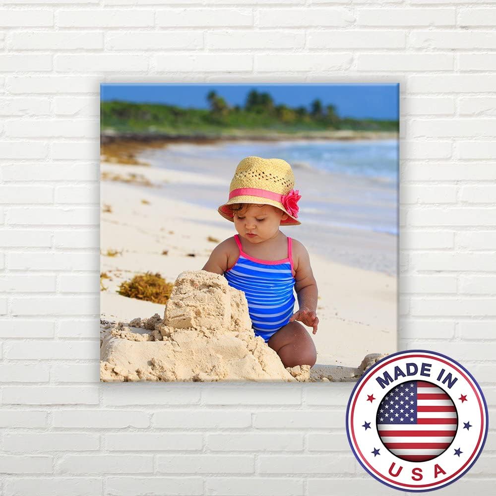 wall26 Personalized Photo to Canvas Print Wall Art - Custom Your Photo On Canvas Wall Art - Digitally Printed - 24" x 24"(Additional
