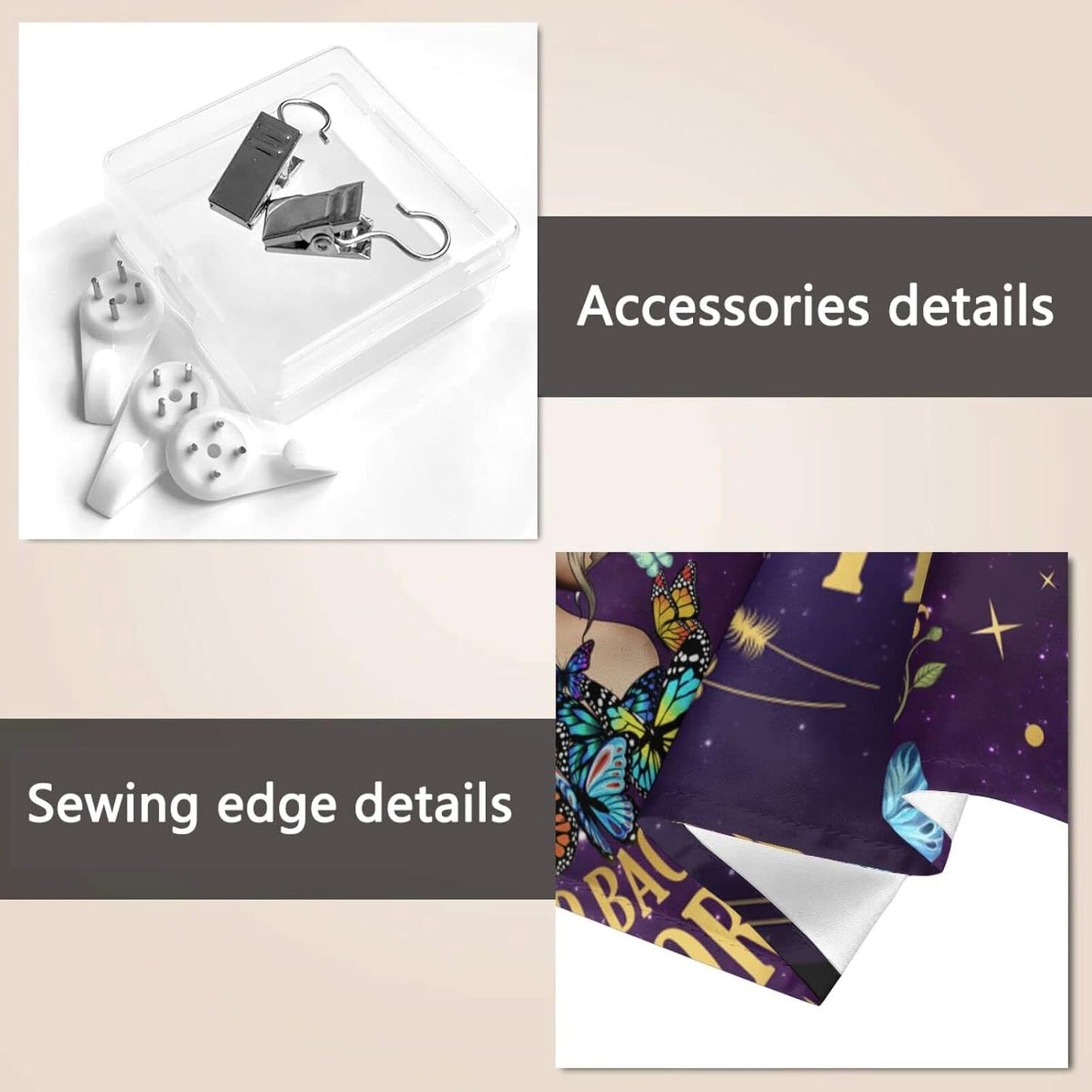 Inspirational Quote Tapestry,They Whispered to Her You Cannot Withstand The Storm Positive Motivational Uplifting Encouragement Gifts Wall Decor for Bedroom,Inspirational Gift for Women Teens Girls