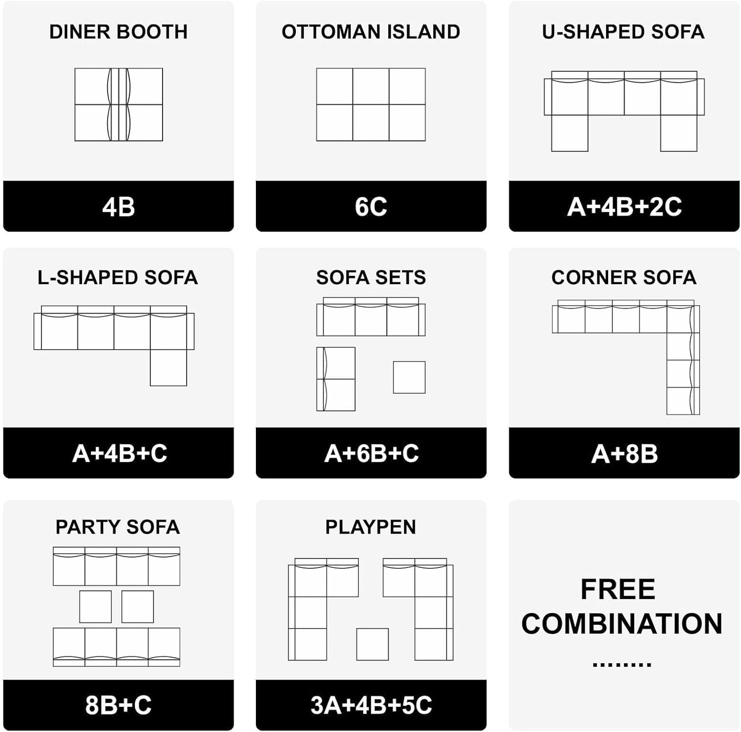 Belffin Modular Sofa Couch with Storage Seats Velvet 3 Seater Sofa for Living Room Green