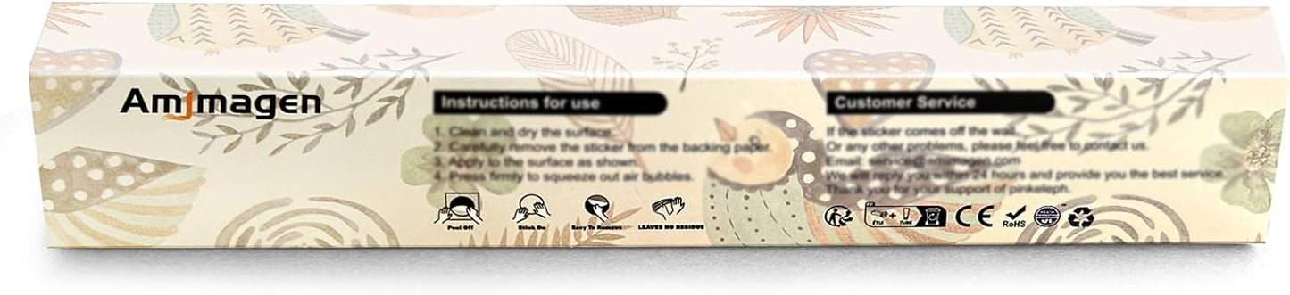 Large Watercolor Tree Wall Decals - Flower Tree Branch Wall Stickers - Bedroom Living Room Sofa TV Background Home Wall Decor