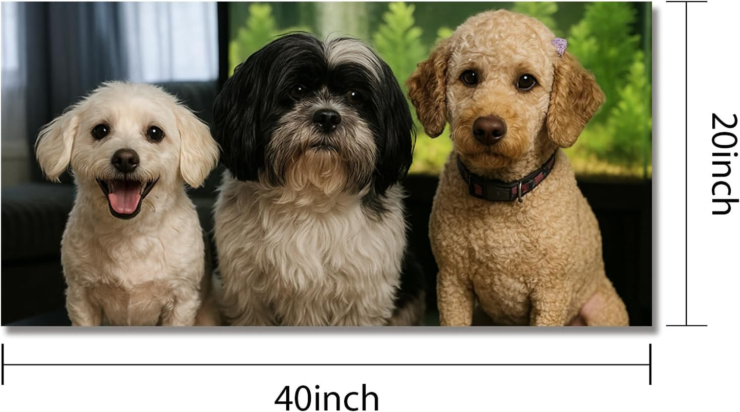 Canvas Prints With Your Photos, Custom Poster On Canvas (Unframed 40x20) Transform Your Photos Into Stunning Framed Wall Art Digitally Printed Photo To Canvas Ideal For Home Decor Gifts Keepsakes