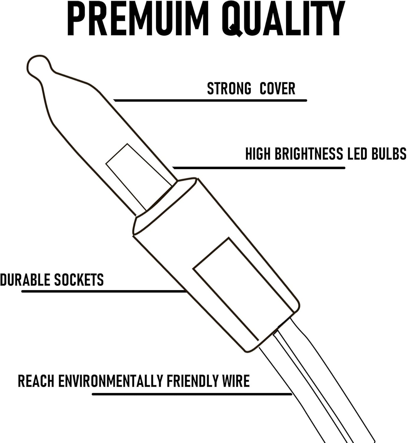 Dazzle Bright Purple and Orange Halloween Lights Battery Operated, 2 Pack Total 100LED 32FT Waterproof Mini String Lights with 8 Modes, Halloween Decorations for Outdoor Indoor Garden Yard Party