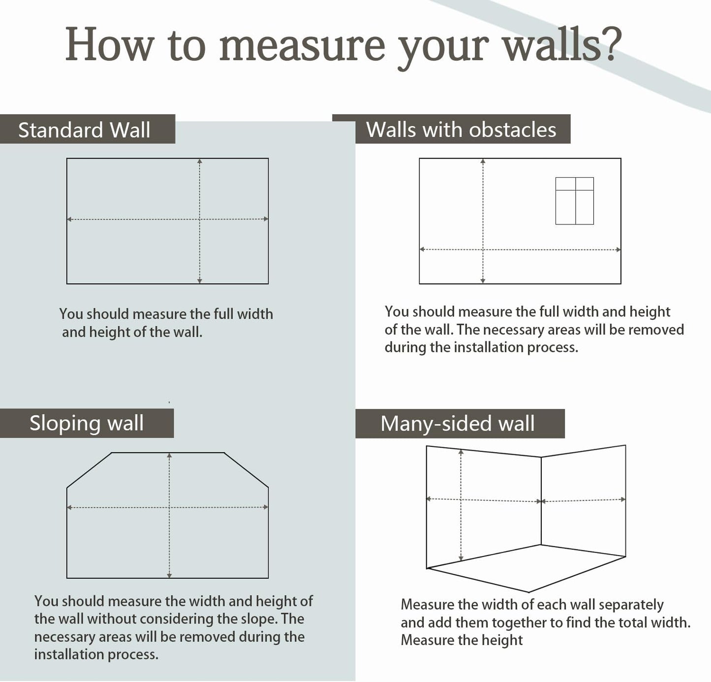 AFZEVEB-Black House with Trees Nursery Wallpaper murals for Bedroom 114"x74" (Not Peel and Stick)