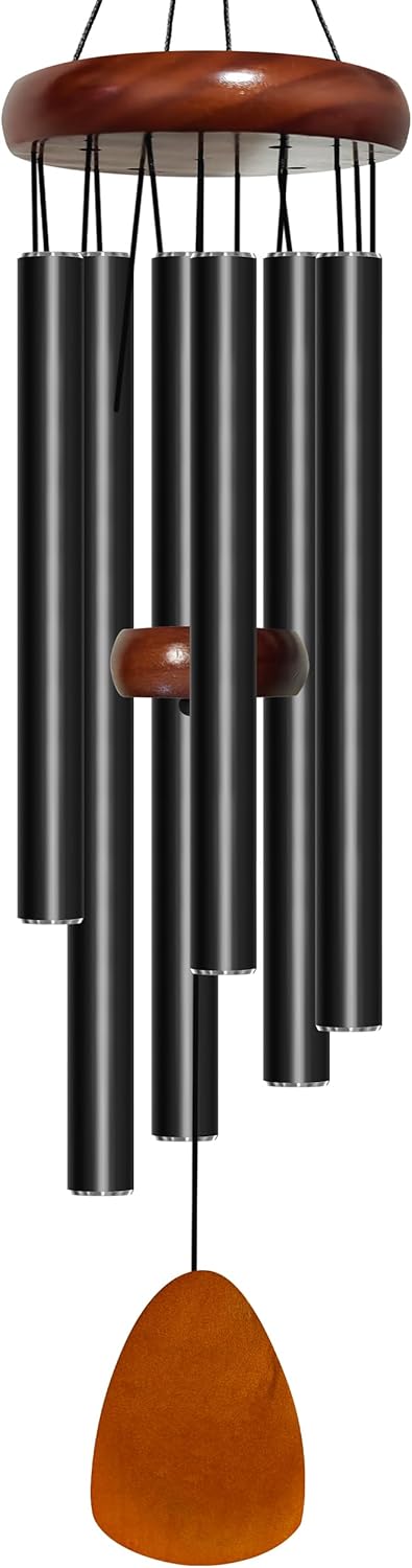 Wind Chime for Outside, 29 inch Aluminium Metal Wind Chimes, Relaxing Soothing Wind Chimes Outdoor, Decoration for Garden, Patio, Yard, Home, Gift for Mother's Day, Birthday(Waterdrop)