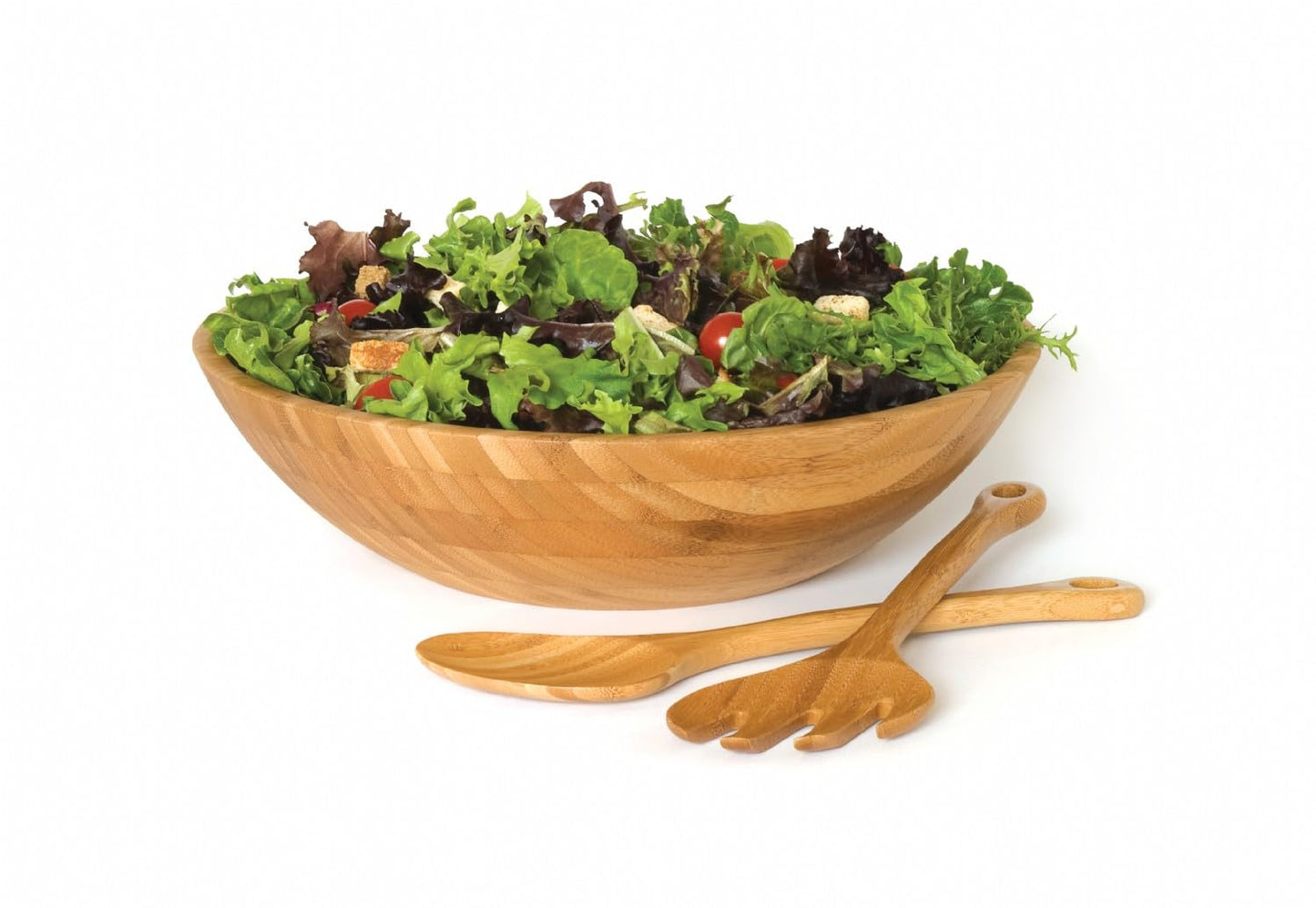 Lipper International Bamboo Salad Bowl and Server Set