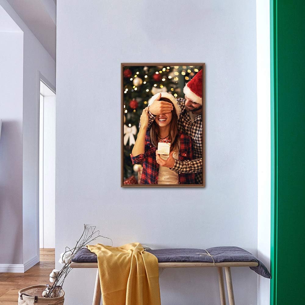 wall26 Framed Custom Canvas Wall Art for Living Room, Bedroom Canvas Prints for Home Decoration Ready to Hang - 16"x24", Natural Frame