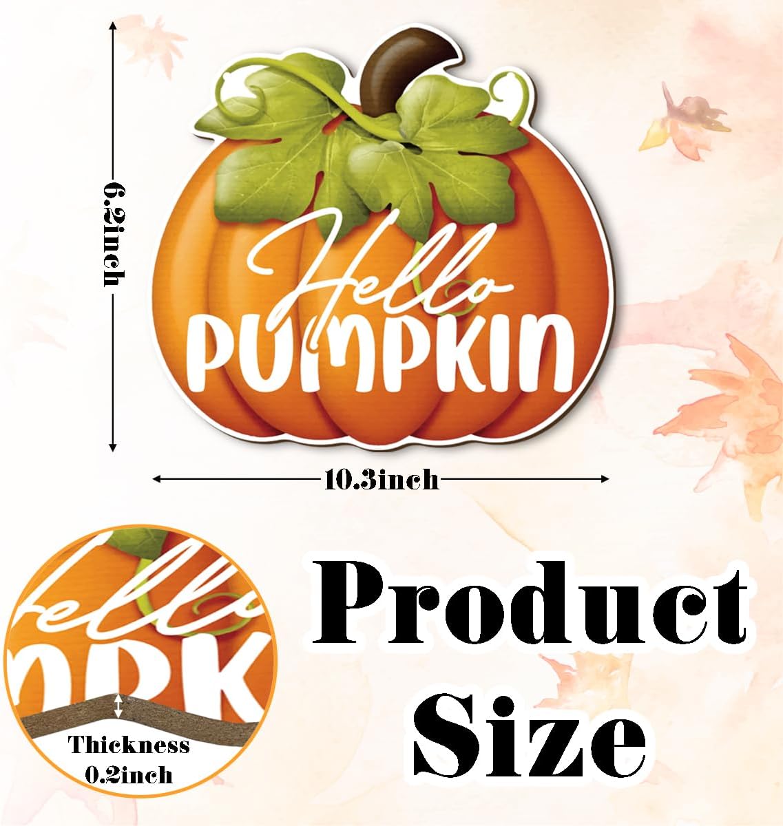 Fall Home Decor, Fall Door Decorations, Pumpkin Wall Decor, Front Door Hanging, Harvest Thanksgiving Farmhouse Porch, Indoor And Outdoor Home Decorations, Housewarming Gift