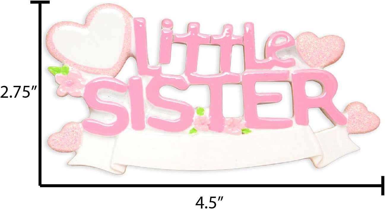 Personalized Family Christmas Orname - Custom Ornaments Little Girl Christmas Ornaments 2024 Christmas Ornaments for Little Girl Customized for Little Girl Ornaments for Christmas Tree